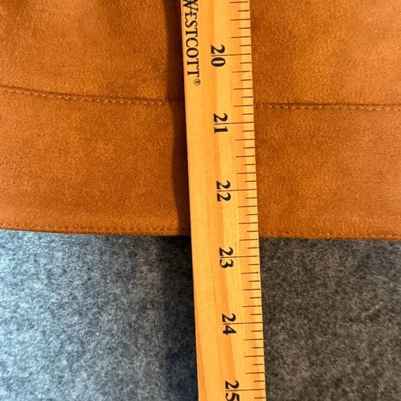 Mother Bruiser Jacket Spice‎ Brown Faux Suede Rhinestone Sun Jacket M Boho NWT - Picture 11 of 13